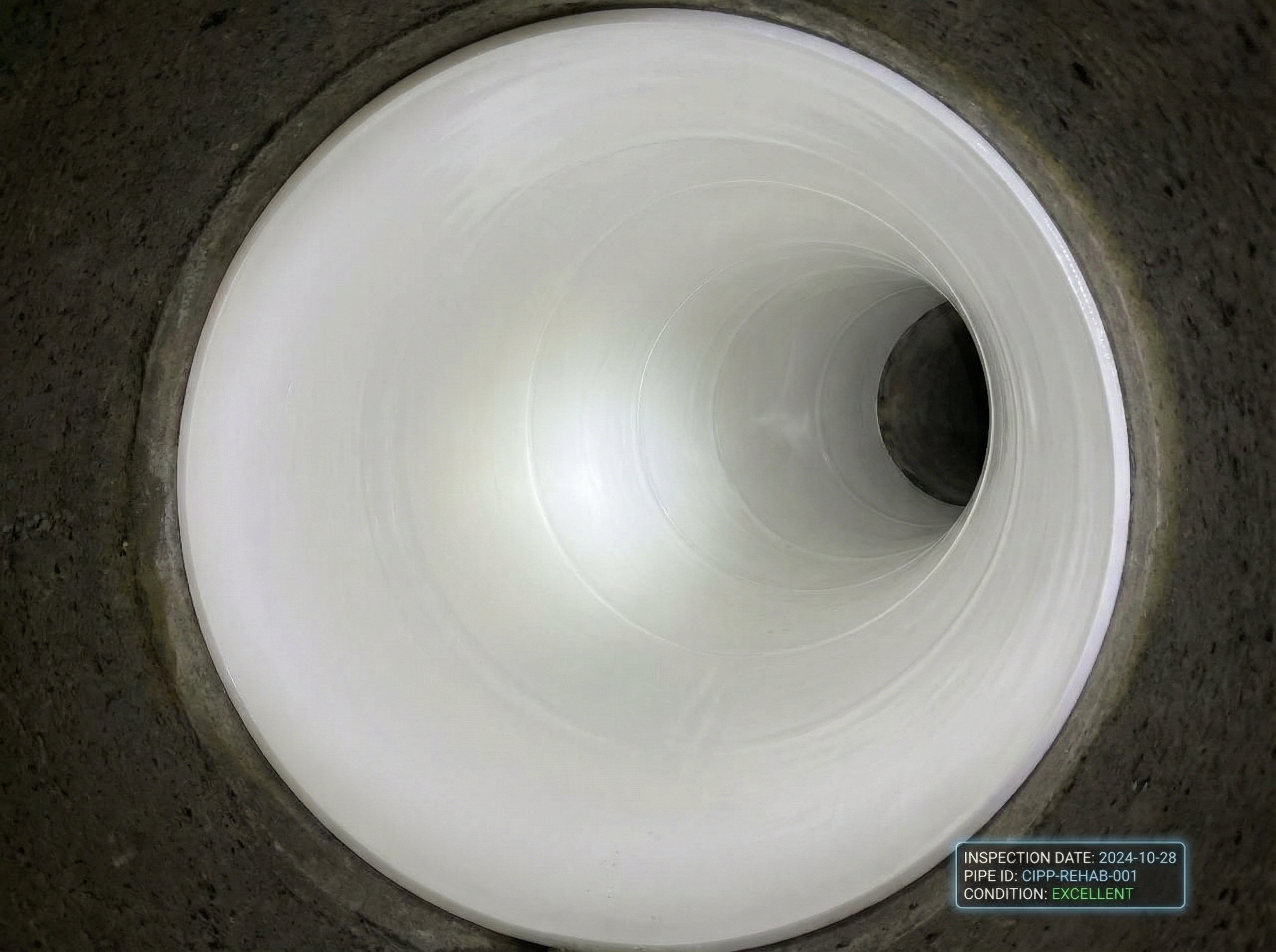 Tubería rehabilitada con CIPP — Hydra Liner