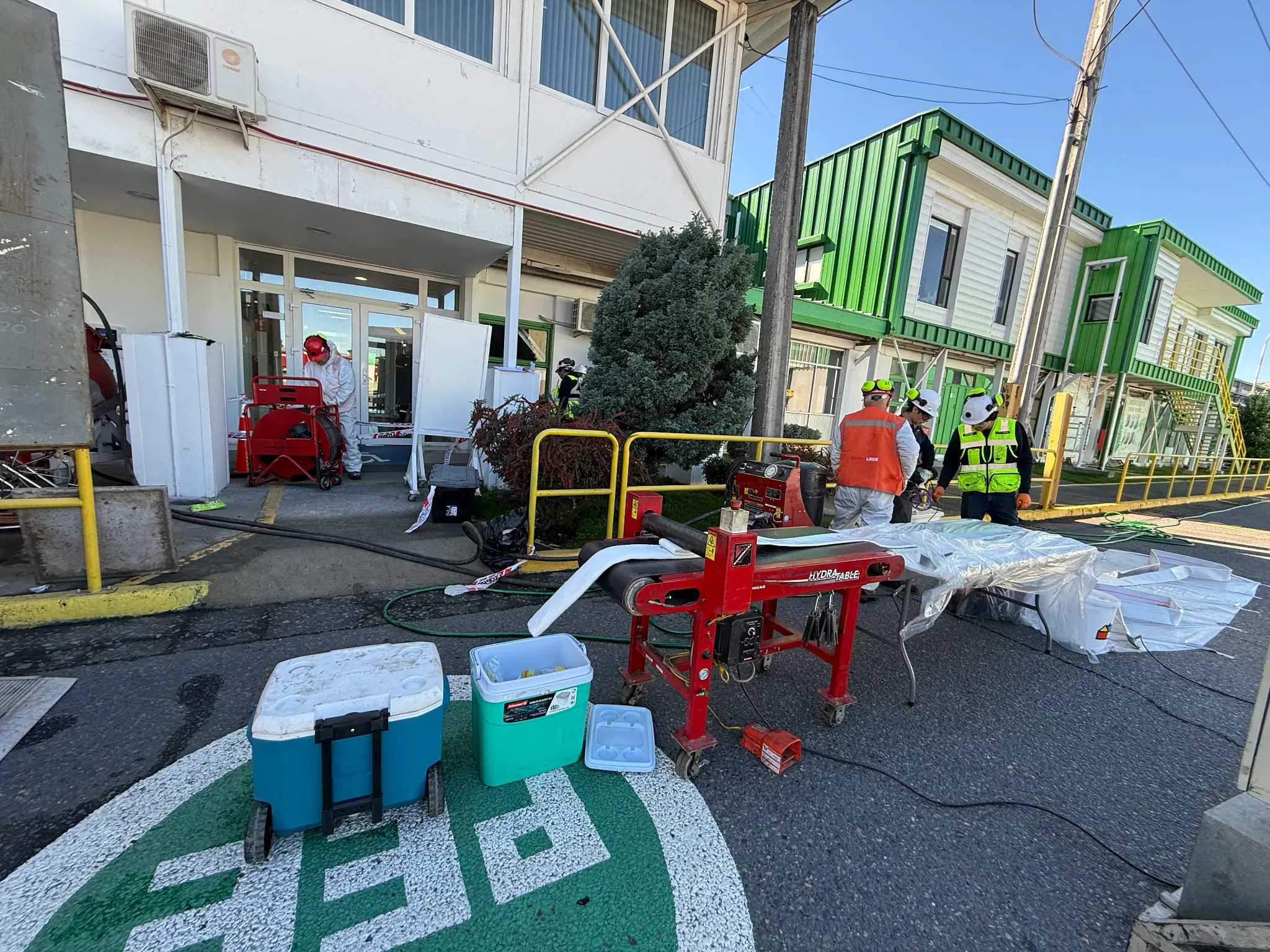 Instalacion CIPP en proceso